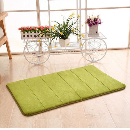 12 Colors Home Bath Mat Super Absorbent Bathroom Carpets Rugs Soft Memory Foam Floor Bedroom Toilet Floor Shower Rug Decor - PI Shop