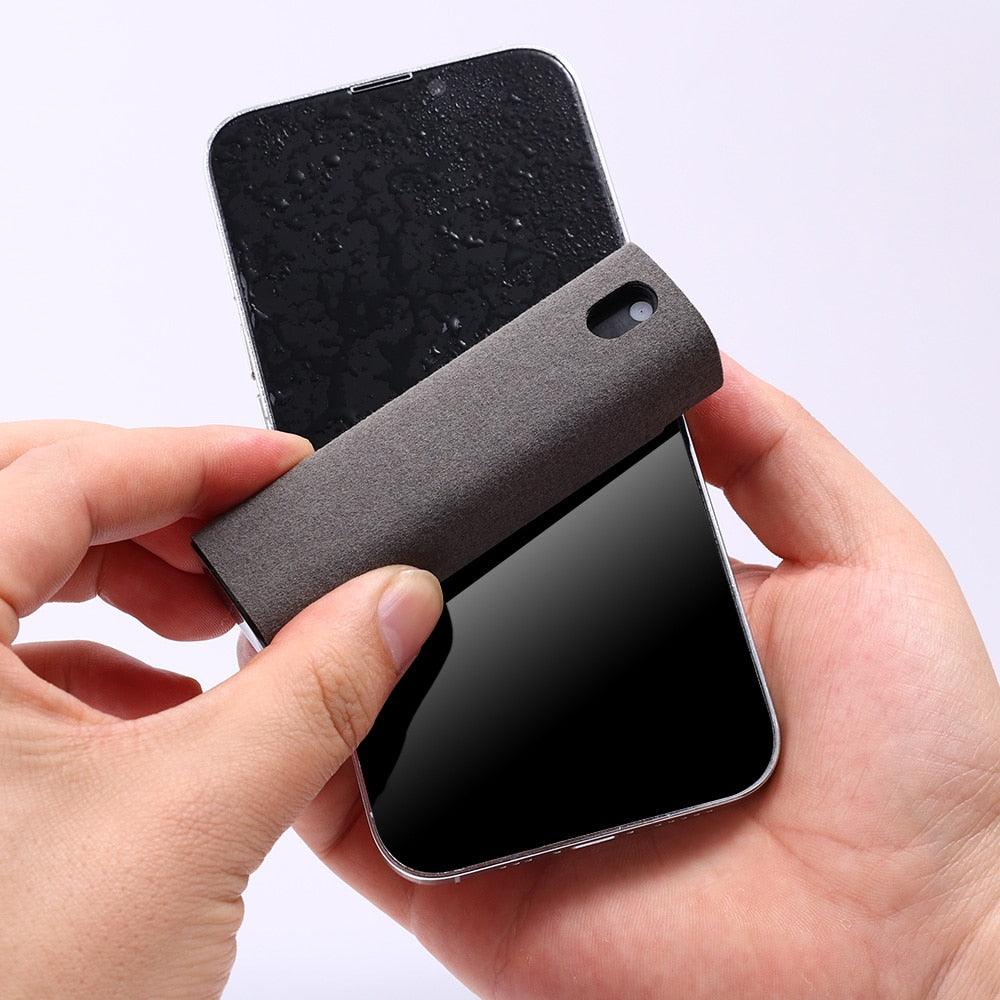 2in1 Microfiber Screen Cleaner Spray Bottle Set Mobile Phone Ipad Computer Microfiber Cloth Wipe Iphone Cleaning Glasses Wipes - PI Shop