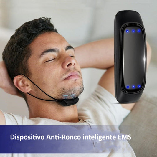 Dispositivo Anti-Ronco inteligente EMS (BÔNUS - 1 Tampão de Orelha)