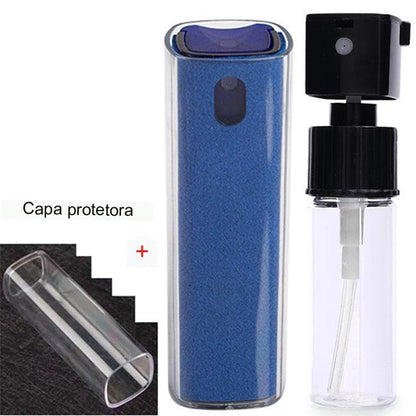 Spray & Pano Microfibra 2 em 1 - Limpador de Tela