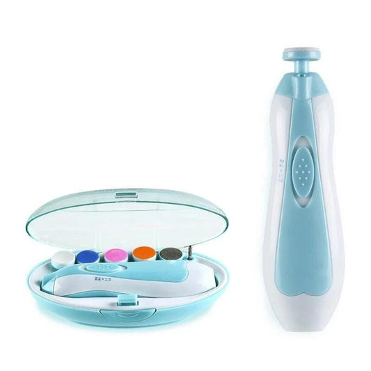 Kids Baby Nail Trimmer Electric Baby Manicure Pedicure Nail Clippers Cutter Scissors Care Set New Born - PI Shop